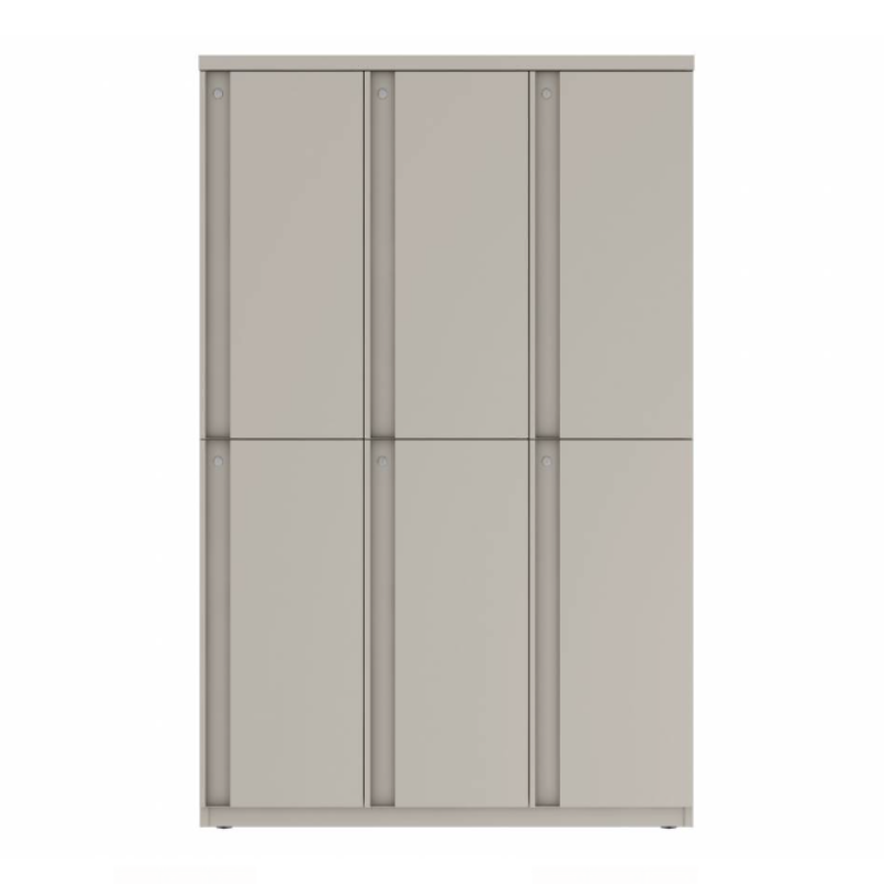 Prime™ 65.6"H Triple Column Locker, Two Rows, 42"W x 18"D, Full Pull Doors - Right Opening