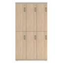 Prime™ 65.6"H Triple Column Locker, Two Rows, 36"W x 18"D, Laminate Doors - Left Opening