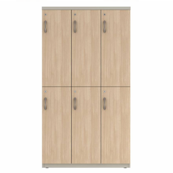 Prime™ 65.6"H Triple Column Locker, Two Rows, 36"W x 18"D, Laminate Doors - Right Opening