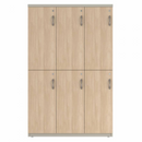 Prime™ 65.6"H Triple Column Locker, Two Rows, 42"W x 18"D, Laminate Doors - Left Opening