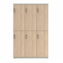 Prime™ 65.6"H Triple Column Locker, Two Rows, 42"W x 18"D, Laminate Doors - Right Opening