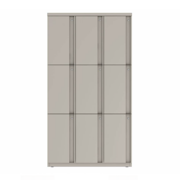 Prime™ 65.6"H Triple Column Locker, Three Rows, 36"W x 18"D, Full Pull Doors - Left Opening