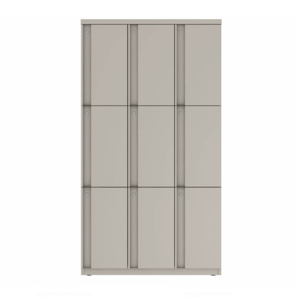Prime™ 65.6"H Triple Column Locker, Three Rows, 36"W x 18"D, Full Pull Doors - Right Opening