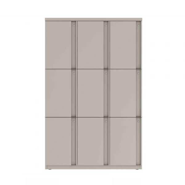 Prime™ 65.6"H Triple Column Locker, Three Rows, 42"W x 18"D, Full Pull Doors - Left Opening
