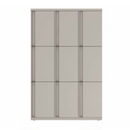 Prime™ 65.6"H Triple Column Locker, Three Rows, 42"W x 18"D, Full Pull Doors - Right Opening