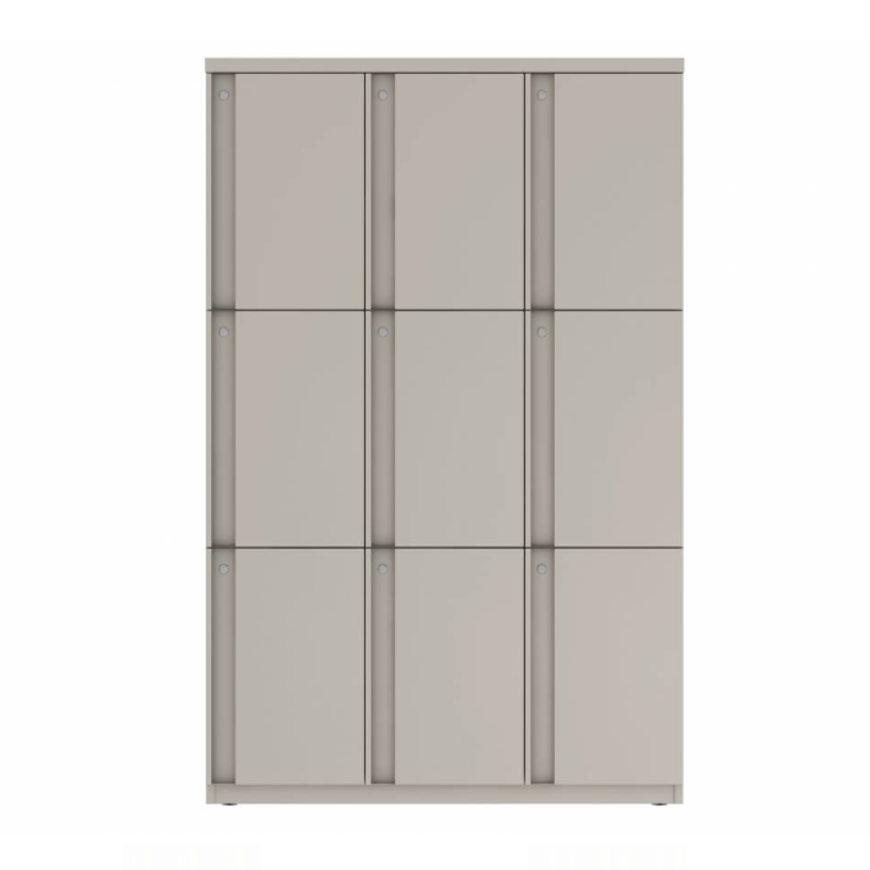 Prime™ 65.6"H Triple Column Locker, Three Rows, 42"W x 18"D, Full Pull Doors - Right Opening