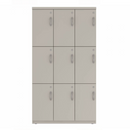 Prime™ 65.6"H Triple Column Locker, Three Rows, 36"W x 18"D, Flat Metal Doors - Left Opening