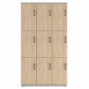 Prime™ 65.6"H Triple Column Locker, Three Rows, 36"W x 18"D, Laminate Doors - Left Opening