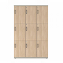 Prime™ 65.6"H Triple Column Locker, Three Rows, 42"W x 18"D, Laminate Doors - Right Opening