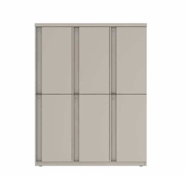 Prime™ 53.6"H Triple Column Locker, Two Rows, 42"W x 18"D, Full Pull Doors - Right Opening