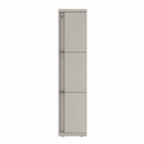Prime™ 53.6"H Single Column Locker, Three Rows, 12"W x 18"D, Full Pull Doors - Right Opening
