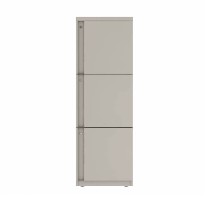 Prime™ 53.6"H Single Column Locker, Three Rows, 18"W x 18"D, Full Pull Doors - Right Opening