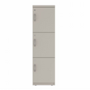 Prime™ 53.6"H Single Column Locker, Three Rows, 15"W x 18"D, Flat Metal Doors - Right Opening