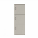 Prime™ 53.6"H Single Column Locker, Three Rows, 18"W x 18"D, Flat Metal Doors - Right Opening