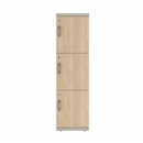 Prime™ 53.6"H Single Column Locker, Three Rows, 15"W x 18"D, Laminate Doors - Right Opening