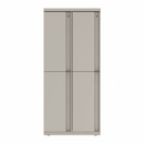 Prime™ 53.6"H Double Column Locker, Two Rows, 24"W x 18"D, Full Pull Doors - Left Opening