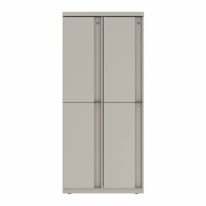 Prime™ 53.6"H Double Column Locker, Two Rows, 24"W x 18"D, Full Pull Doors - Left Opening
