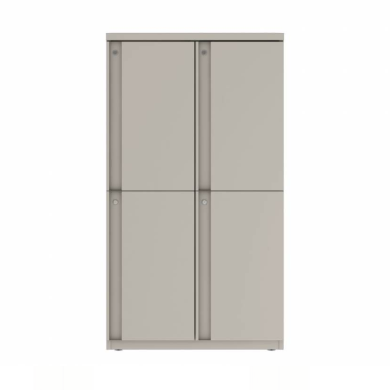 Prime™ 53.6"H Double Column Locker, Two Rows, 30"W x 18"D, Full Pull Doors - Right Opening