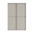 Prime™ 53.6"H Double Column Locker, Two Rows, 36"W x 18"D, Full Pull Doors - Left Opening