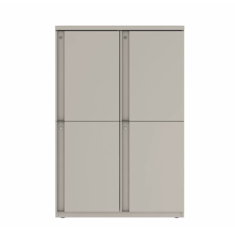 Prime™ 53.6"H Double Column Locker, Two Rows, 36"W x 18"D, Full Pull Doors - Right Opening