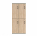 Prime™ 53.6"H Double Column Locker, Two Rows, 24"W x 18"D, Laminate Doors - Left Opening