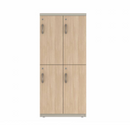 Prime™ 53.6"H Double Column Locker, Two Rows, 24"W x 18"D, Laminate Doors - Right Opening