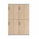 Prime™ 53.6"H Double Column Locker, Two Rows, 36"W x 18"D, Laminate Doors - Right Opening