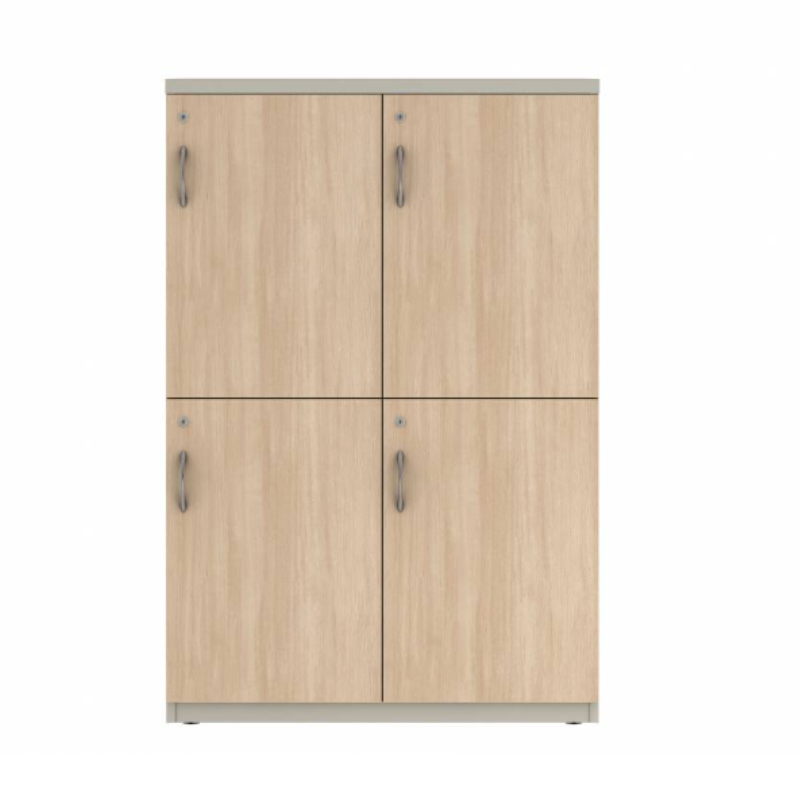 Prime™ 53.6"H Double Column Locker, Two Rows, 36"W x 18"D, Laminate Doors - Right Opening