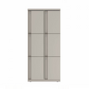 Prime™ 53.6"H Double Column Locker, Three Rows, 24"W x 18"D, Full Pull Doors - Right Opening