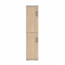 Prime™ 53.6"H Single Column Locker, Two Rows, 12"W x 18"D, Laminate Doors - Left Opening