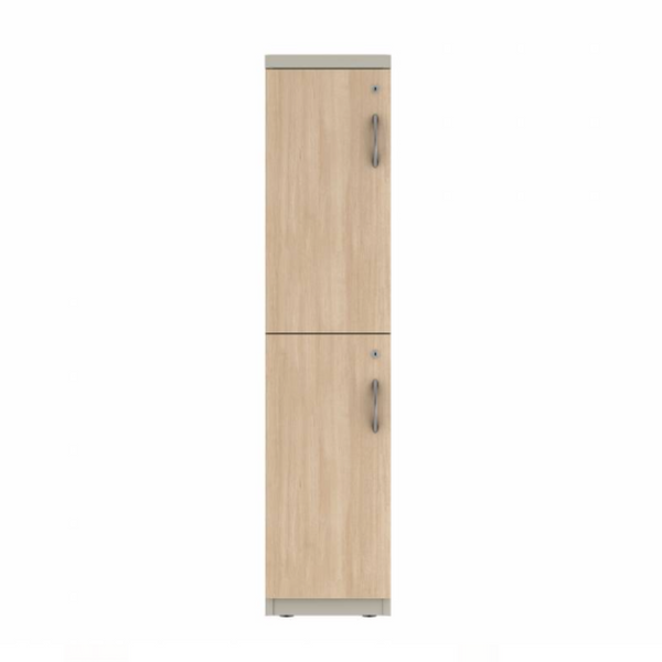 Prime™ 53.6"H Single Column Locker, Two Rows, 15"W x 18"D, Laminate Doors - Left Opening
