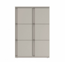 Prime™ 53.6"H Double Column Locker, Three Rows, 36"W x 18"D, Full Pull Doors - Right Opening
