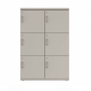 Prime™ 53.6"H Double Column Locker, Three Rows, 36"W x 18"D, Flat Metal Doors - Right Opening
