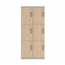 Prime™ 53.6"H Double Column Locker, Three Rows, 24"W x 18"D, Laminate Doors - Left Opening