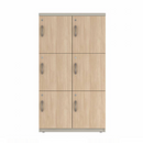Prime™ 53.6"H Double Column Locker, Three Rows, 30"W x 18"D, Laminate Doors - Right Opening