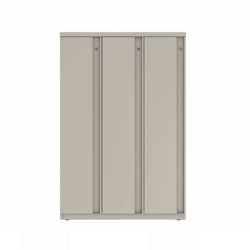 Prime™ 53.6"H Triple Column Locker, One Row, 36"W x 18"D, Full Pull Doors - Left Opening
