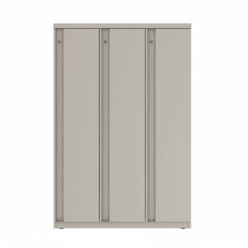 Prime™ 53.6"H Triple Column Locker, One Row, 36"W x 18"D, Full Pull Doors - Right Opening