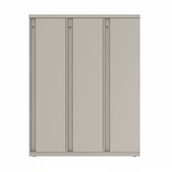 Prime™ 53.6"H Triple Column Locker, One Row, 42"W x 18"D, Full Pull Doors - Right Opening