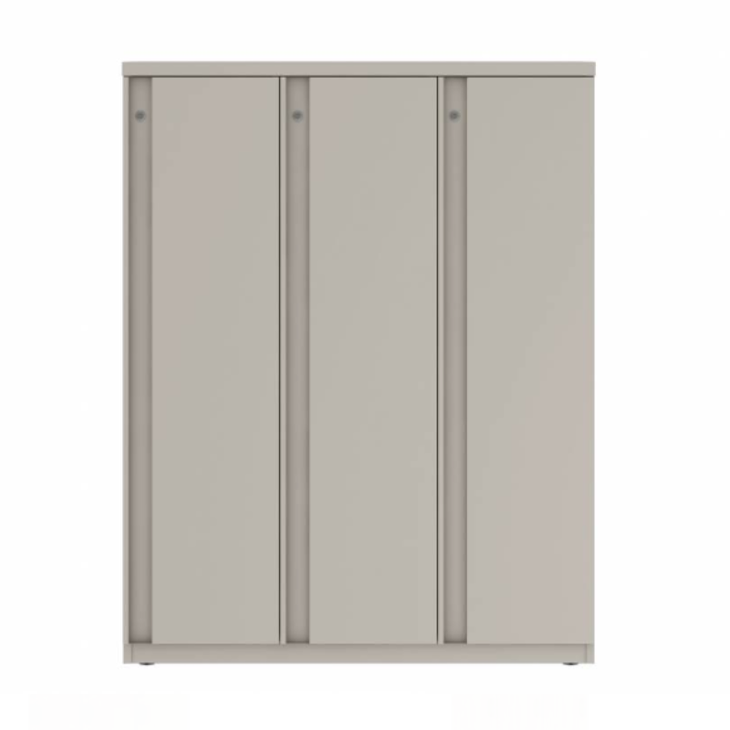 Prime™ 53.6"H Triple Column Locker, One Row, 42"W x 18"D, Full Pull Doors - Right Opening