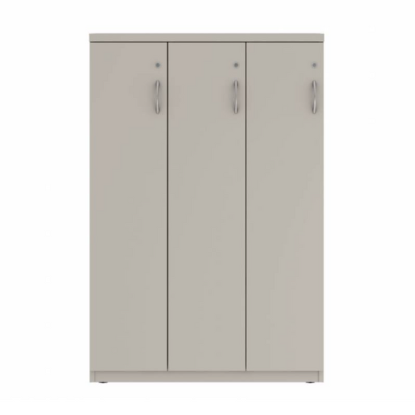 Prime™ 53.6"H Triple Column Locker, One Row, 36"W x 18"D, Flat Metal Doors - Left Opening