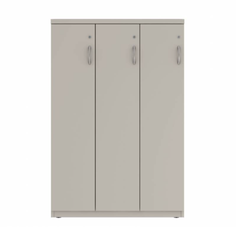 Prime™ 53.6"H Triple Column Locker, One Row, 36"W x 18"D, Flat Metal Doors - Left Opening
