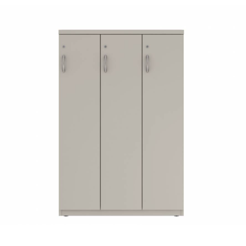 Prime™ 53.6"H Triple Column Locker, One Row, 36"W x 18"D, Flat Metal Doors - Right Opening