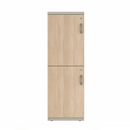 Prime™ 53.6"H Single Column Locker, Two Rows, 18"W x 18"D, Laminate Doors - Left Opening