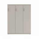 Prime™ 53.6"H Triple Column Locker, One Row, 42"W x 18"D, Flat Metal Doors - Right Opening