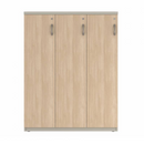 Prime™ 53.6"H Triple Column Locker, One Row, 42"W x 18"D, Laminate Doors - Left Opening