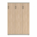 Prime™ 53.6"H Triple Column Locker, One Row, 42"W x 18"D, Laminate Doors - Right Opening