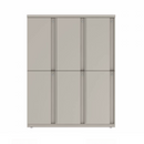Prime™ 53.6"H Triple Column Locker, Two Rows, 42"W x 18"D, Full Pull Doors - Left Opening