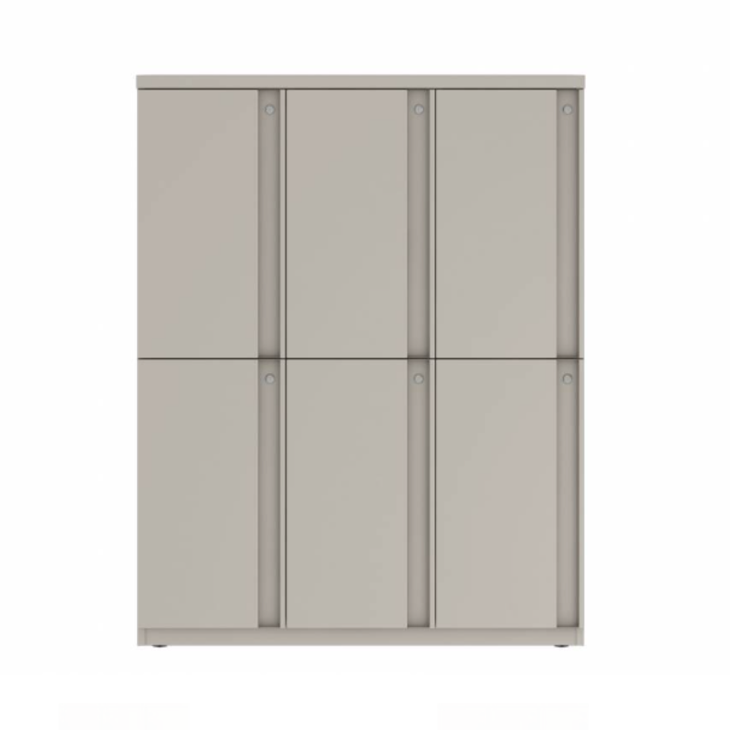 Prime™ 53.6"H Triple Column Locker, Two Rows, 42"W x 18"D, Full Pull Doors - Left Opening
