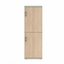 Prime™ 53.6"H Single Column Locker, Two Rows, 18"W x 18"D, Laminate Doors - Right Opening