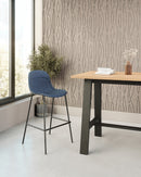 Vale PET Felt High Back Bar Height Stool